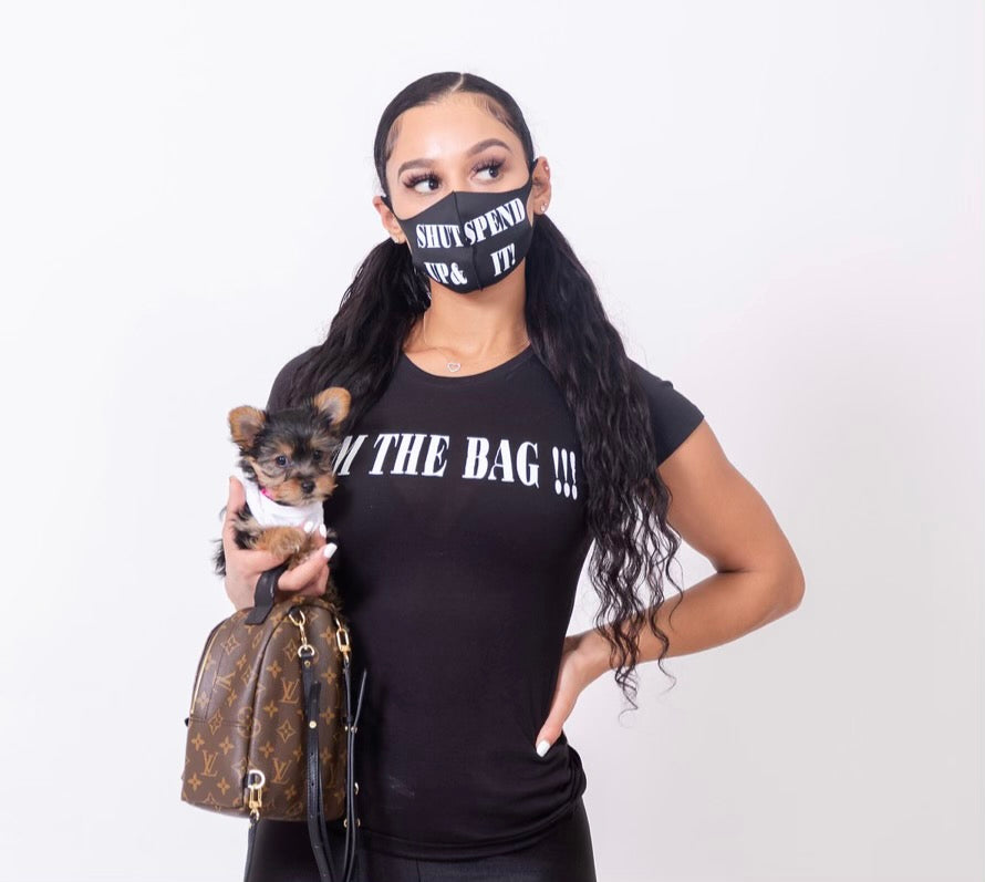 “Shut up & Spend It” Mask